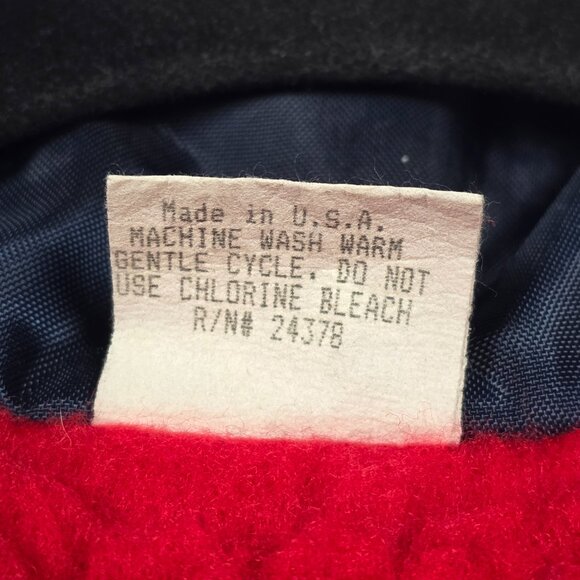 Vintage 70s 80s California San Diego Yacht Club Sherpa Nautical Men Large Jacket - Picture 7 of 9